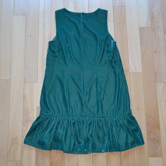 J Crew Green Shift Midi Dress - Picture 4 of 4
